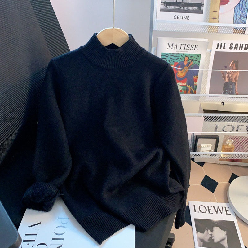 Pankh Loteto Luxe Fleece Lining Warm Pullover Winter Pullover Top