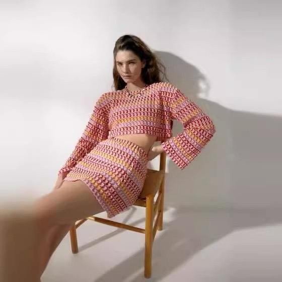 Pankh Adeline Crochet Co-ord Set