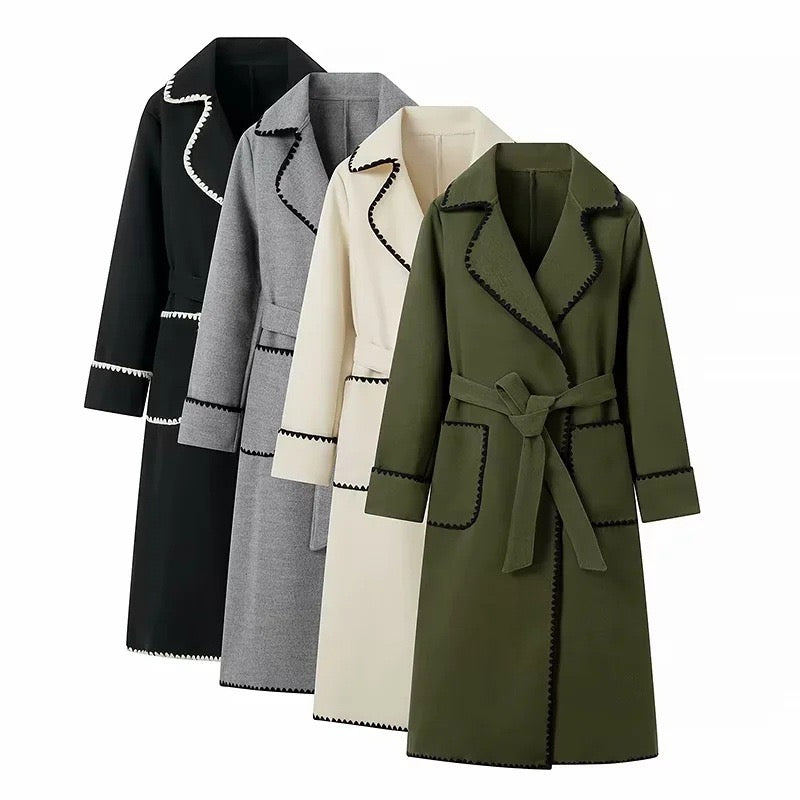 Pankh Kimshi Luxury Soft Wool Winter Overcoat
