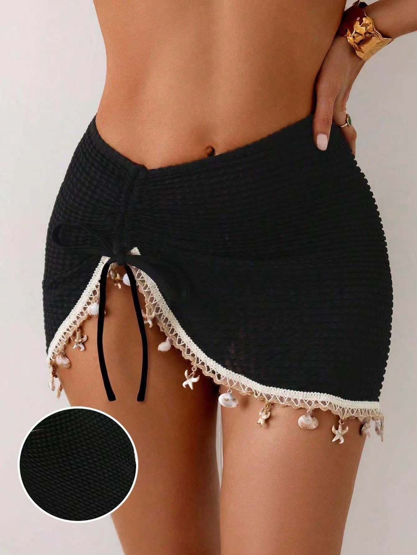 Pankh Avaari Sheel Padded Monokini & Short Skirt Set