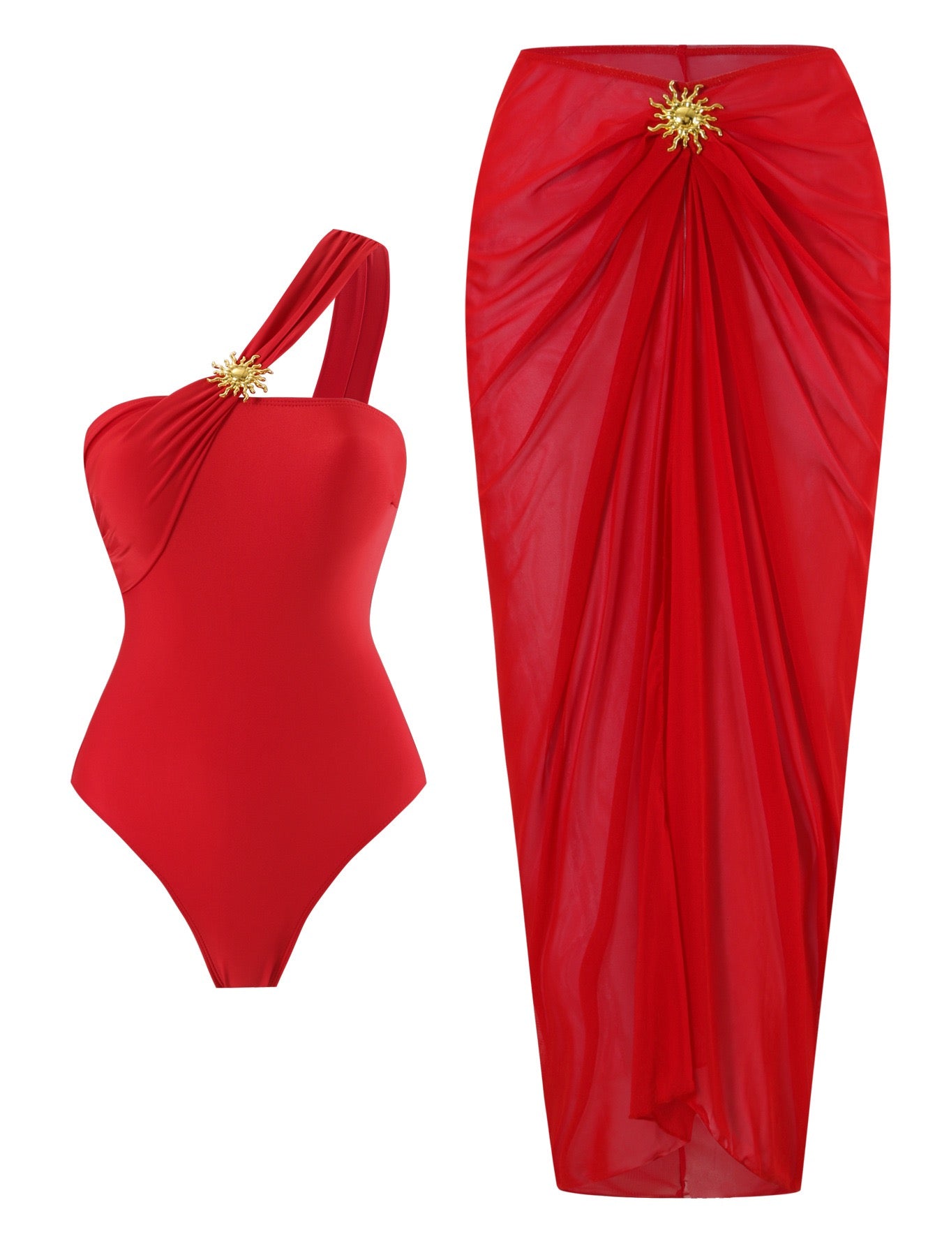 Pankh Montessori Monokini and Net Drape Skirt