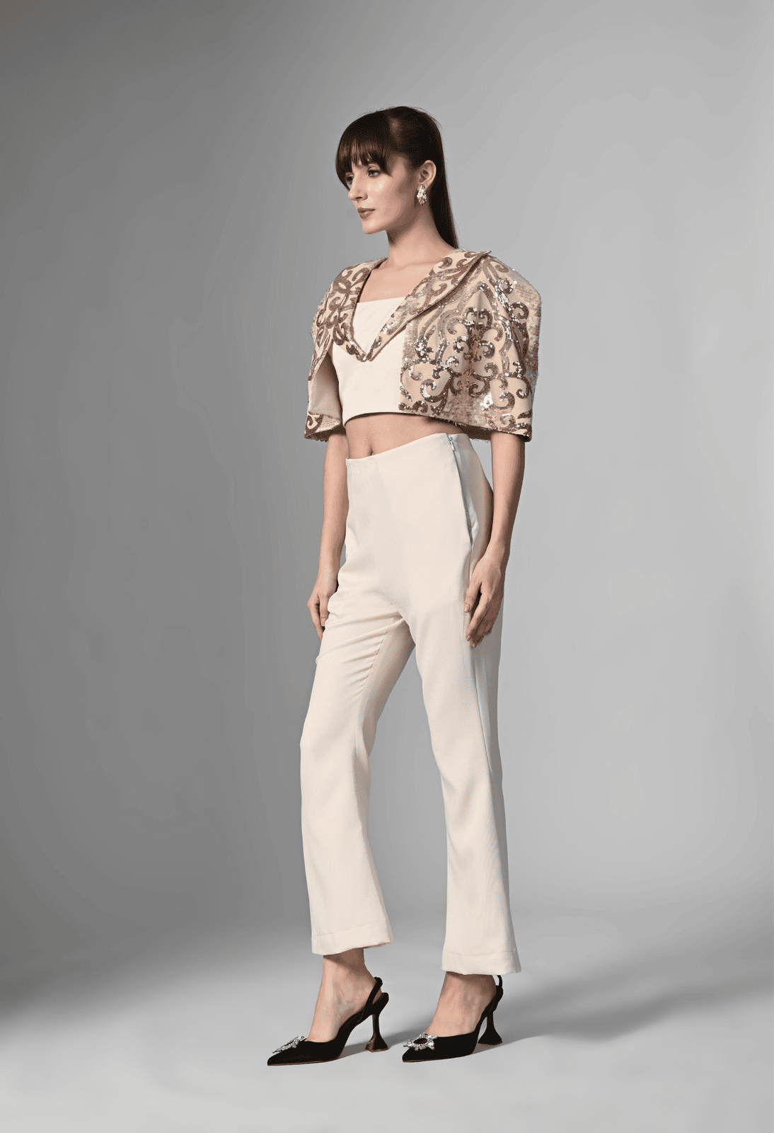 Pankh Vexo Luxe Embellished Glam Co-ord Set