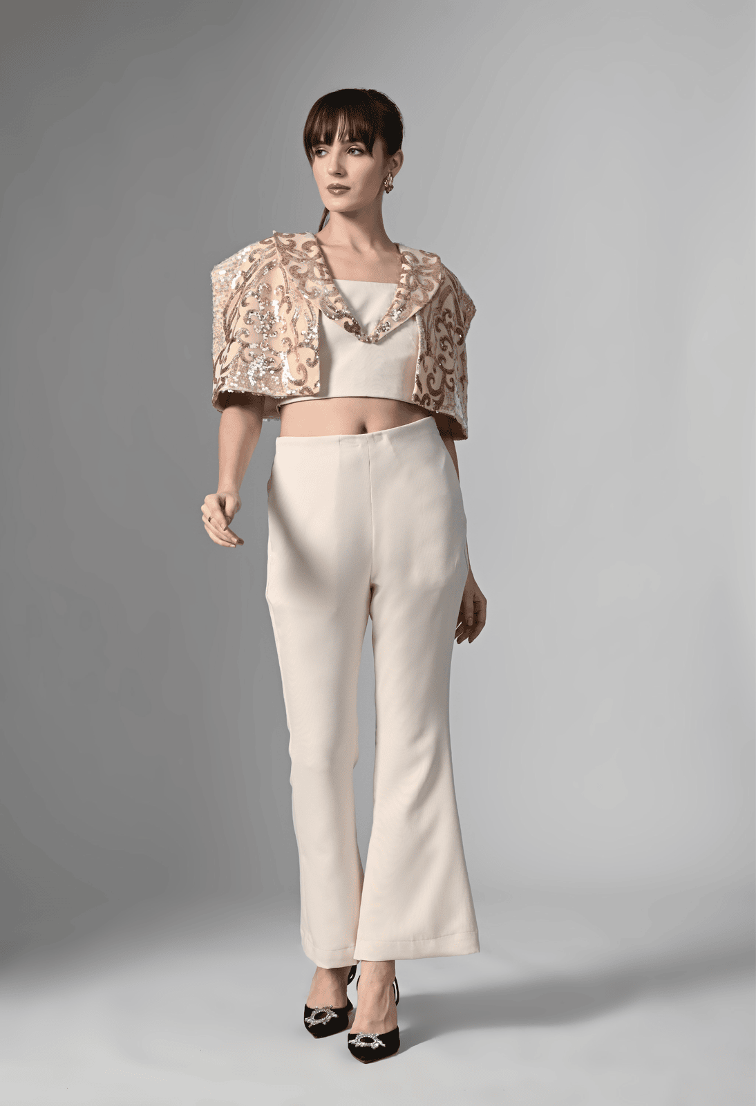 Pankh Vexo Luxe Embellished Glam Co-ord Set