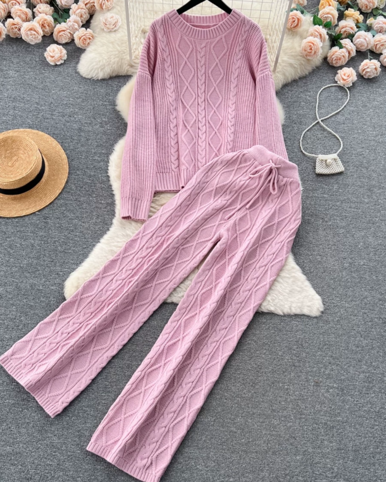 WILEY KNIT WOOLEN COORD