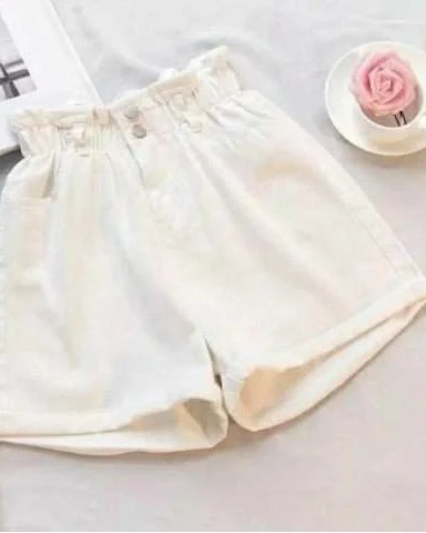 Pankh Soily High Waist Denim Shorts