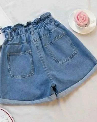 Pankh Soily High Waist Denim Shorts