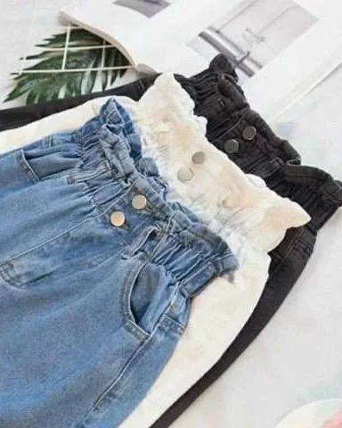 Pankh Soily High Waist Denim Shorts