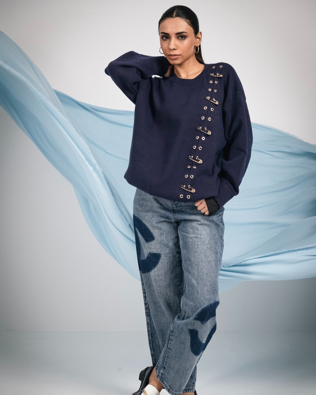 Pankh Fancy Fizz Oversized Sweater