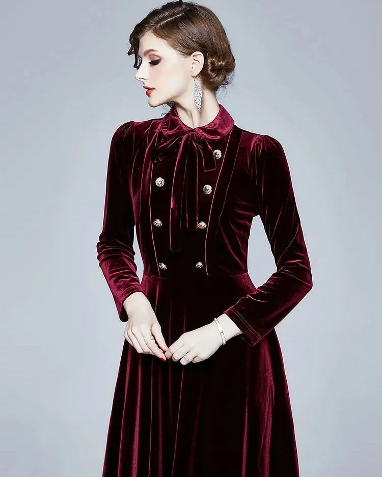 Pankh Ishala Luxe Velvet Dress