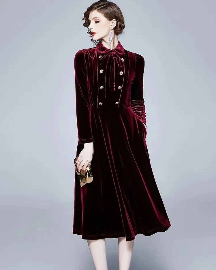 Pankh Ishala Luxe Velvet Dress