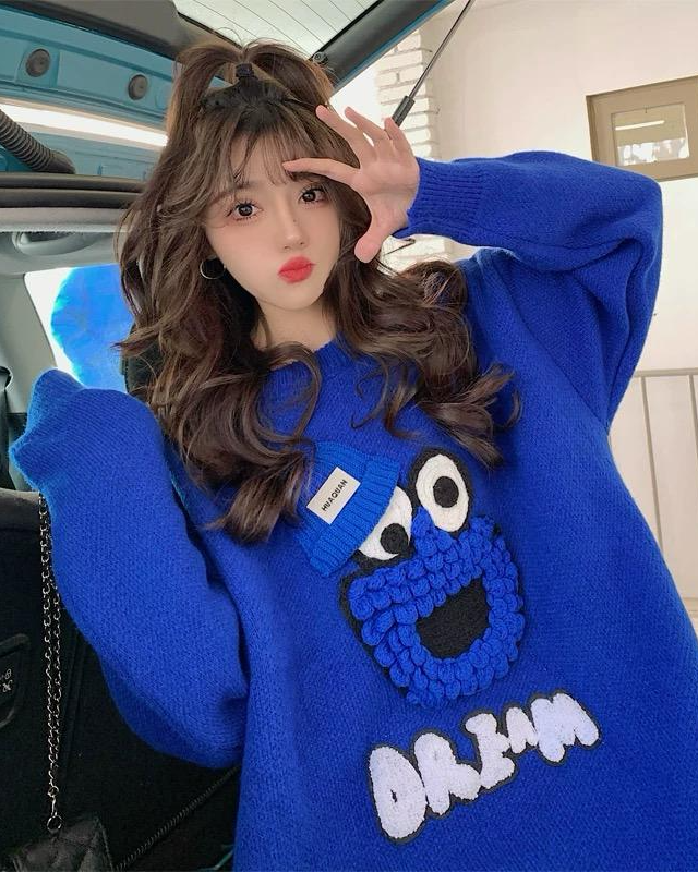 Pankh Bexley Cartoon Knit Sweater