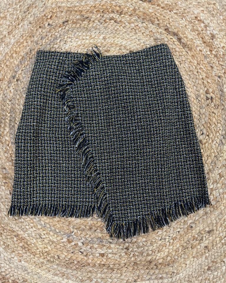 Pankh Daena Tweed Skirt