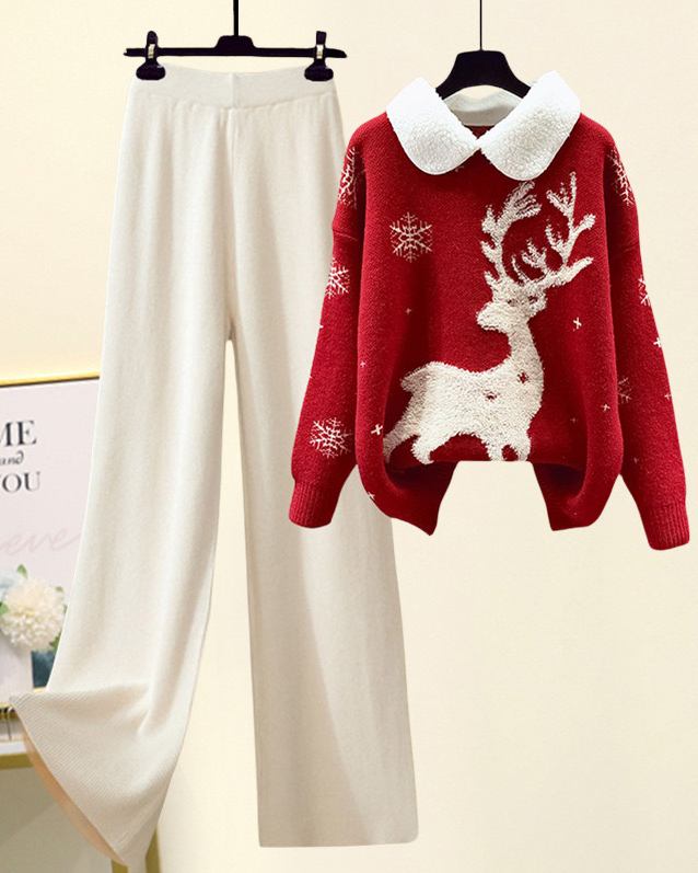 LUXE REINDEER WOOLEN COORD