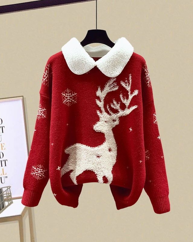 LUXE REINDEER WOOLEN COORD