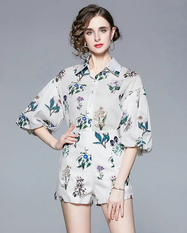 Pankh Jae Linen Blend Floral Printed Coord