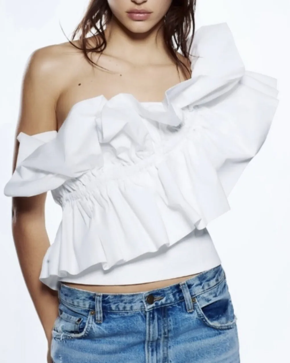 Pankh James One Off Shoulder Top