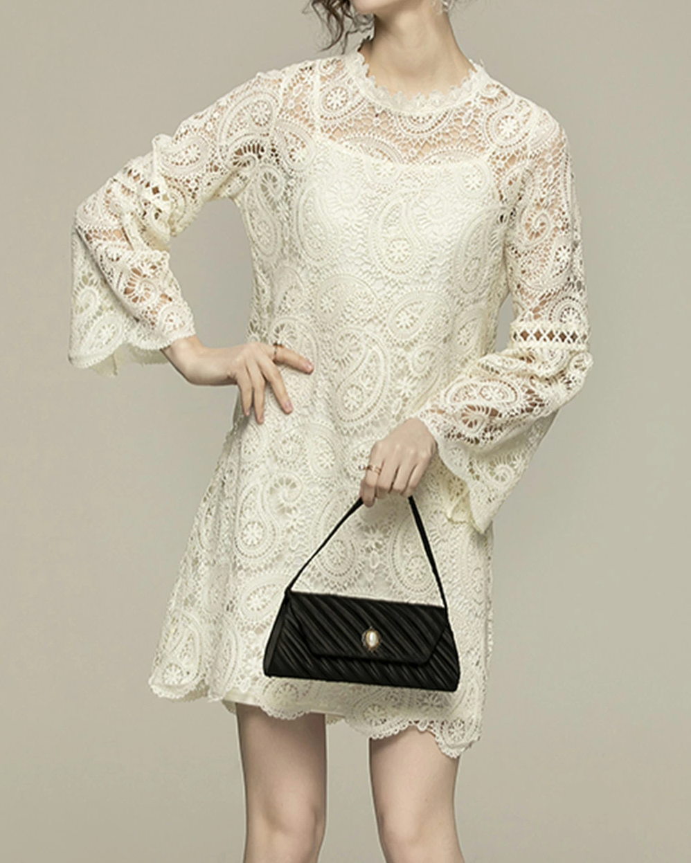 Sheido Crochet lace dress