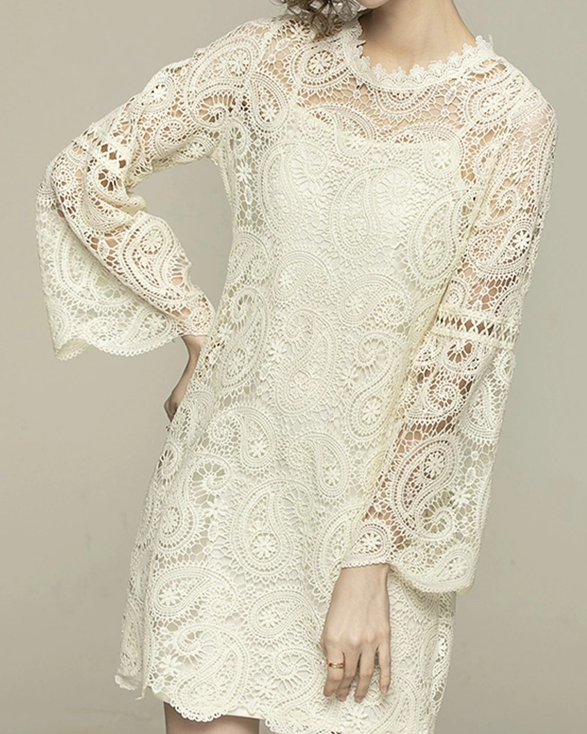 Sheido Crochet lace dress