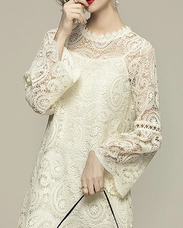 Sheido Crochet lace dress