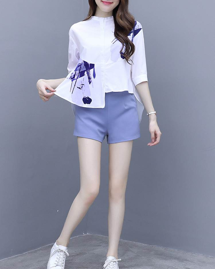 Pankh Avery Cotton shirt and short set