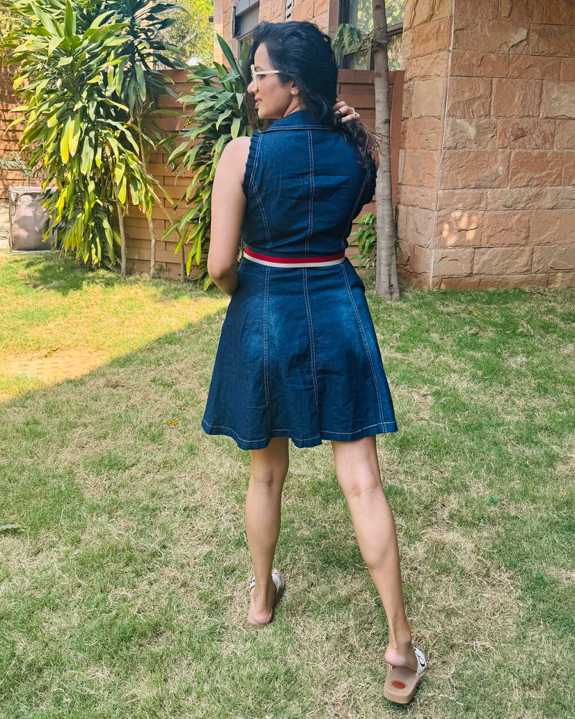 Pankh Keeley Denim Dress