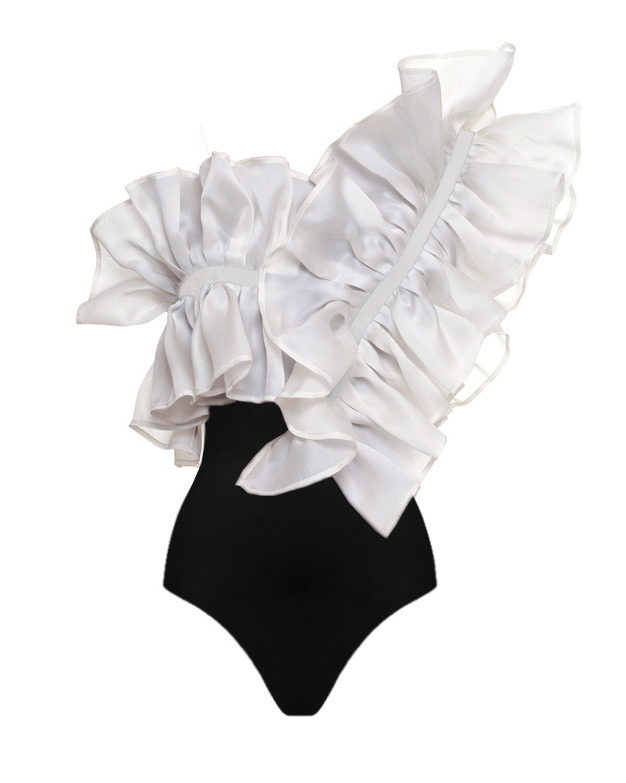 Pankh Roasty Ruffle Padded Monokini/Bodysuit