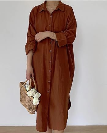 Myla Cotton Loose Style Long Shirt