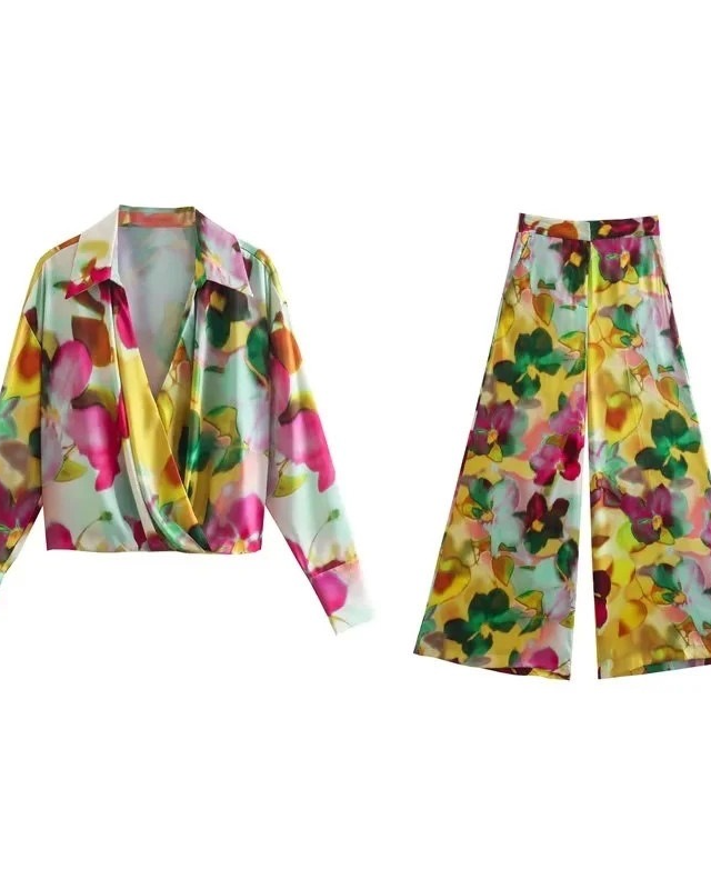 Pankh Briar Floral Vintage Printed Casual Wear Co-ord Set