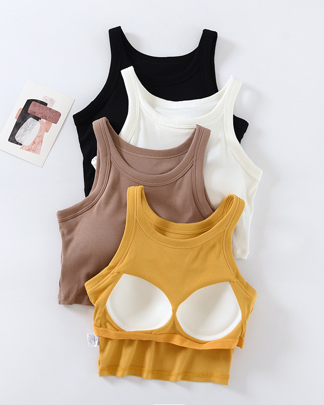 Simon Padded Tank Crop Top