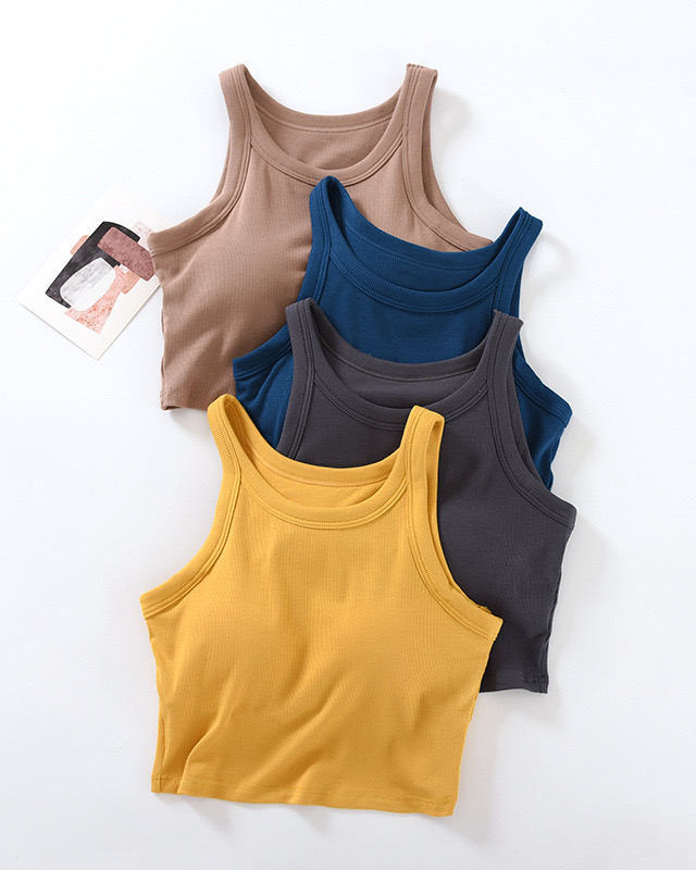 Simon Padded Tank Crop Top