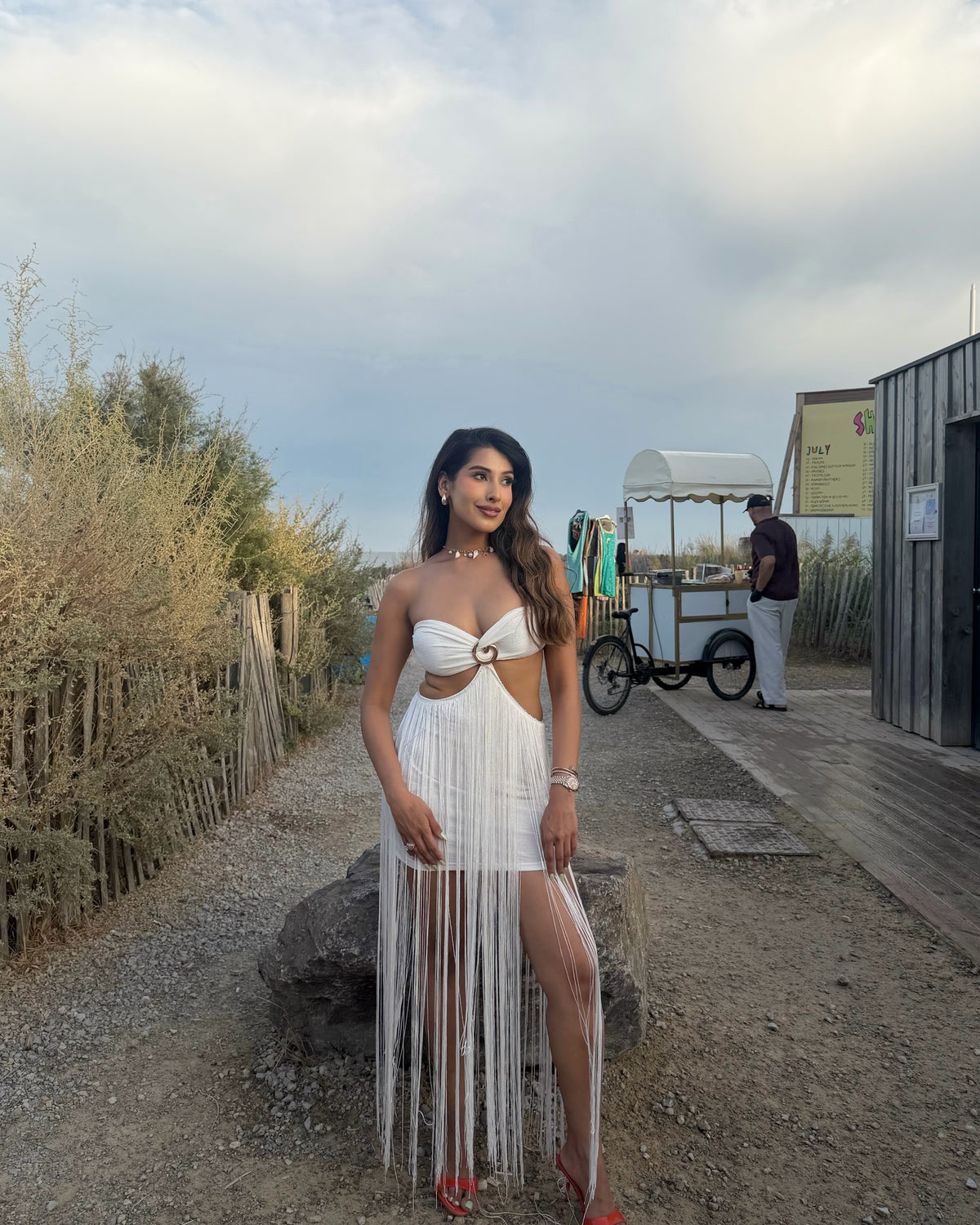 Pankh Zyndya Tassel Resort Holiday Wear Dress