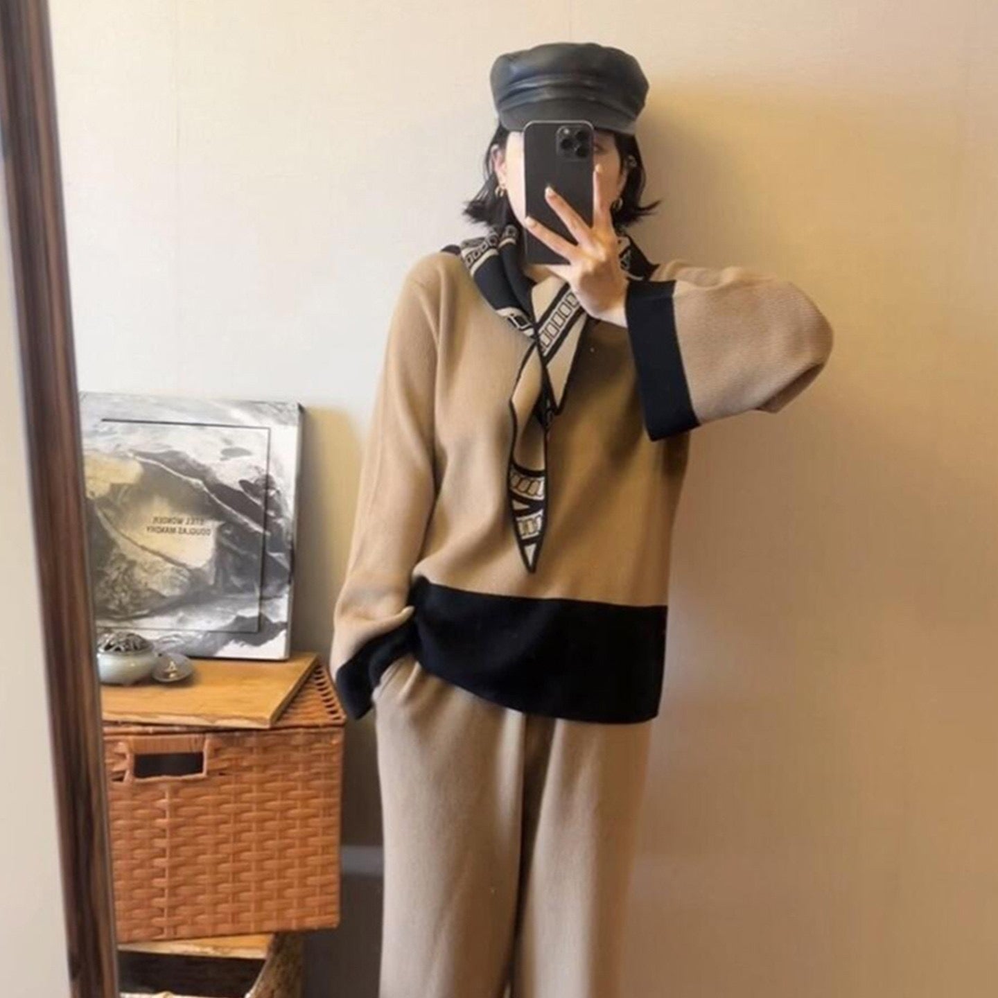 Pankh Atyya Woolen Coord with Scarf