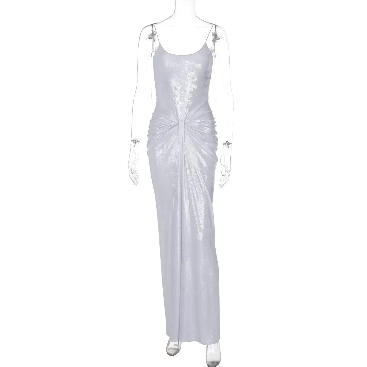 Pankh Asery Luxe Metallic Maxi Dress