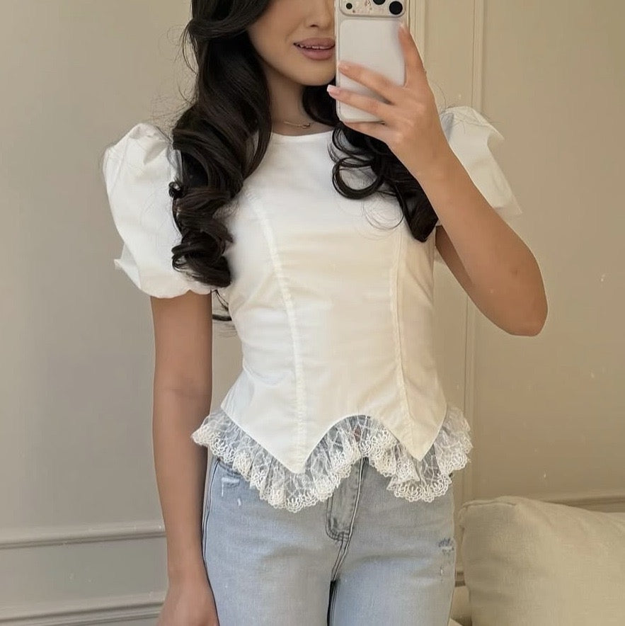 Giyyu Peplum Top