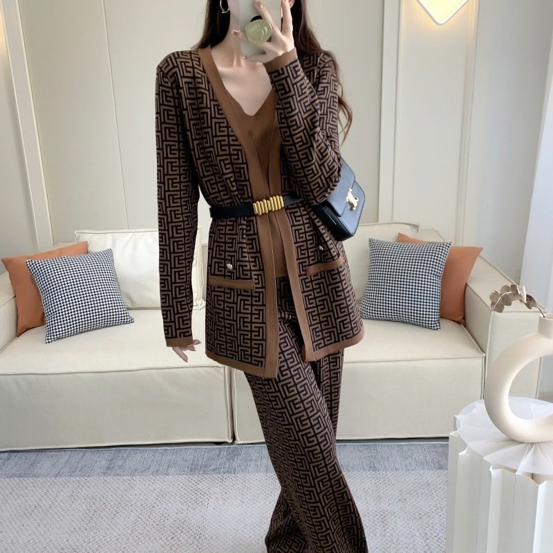 Pankh Balms Luxury 3 Piece Knit Coord