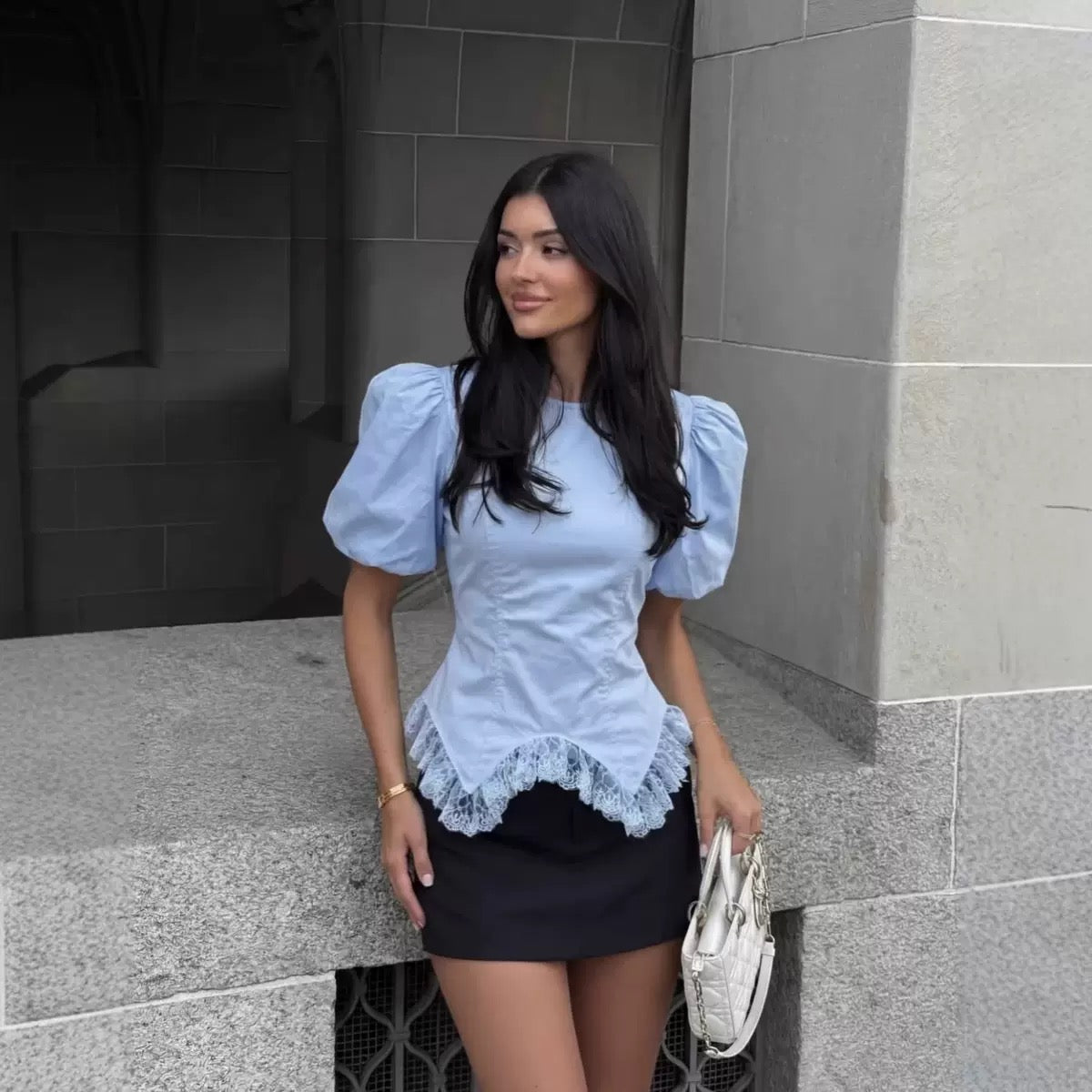 Giyyu Peplum Top