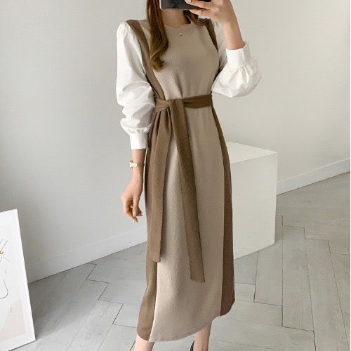 Pankh Asel Knitted Sweater Long Dress