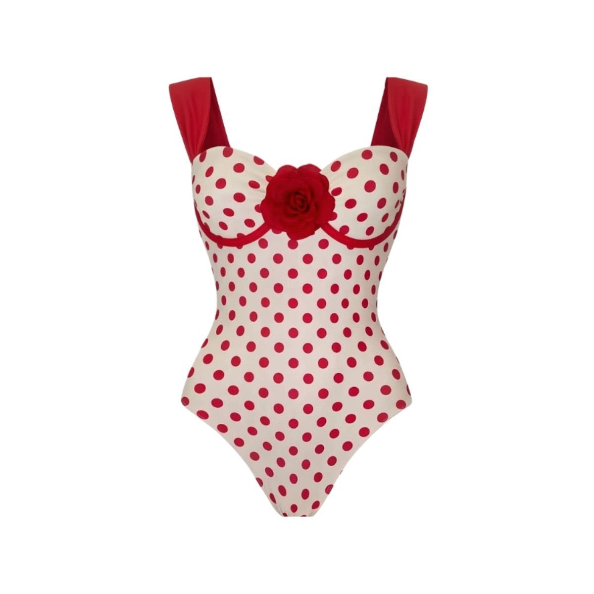 Tremo Polka Dot Monokini and Sarong Set