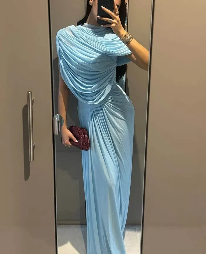 Pankh Katerina Elegant Draped Pleated Gown Dress