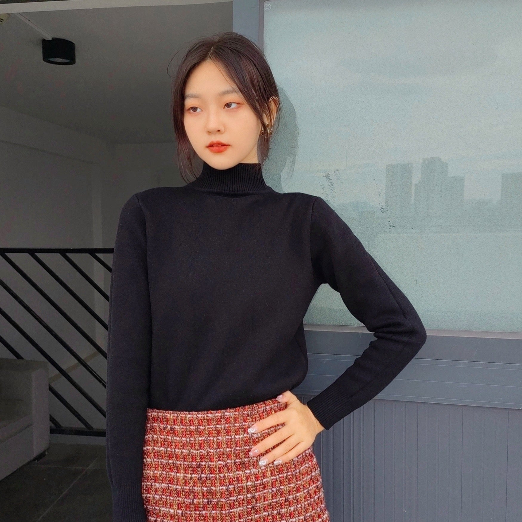 Pankh Loteto Luxe Fleece Lining Warm Pullover Winter Pullover Top