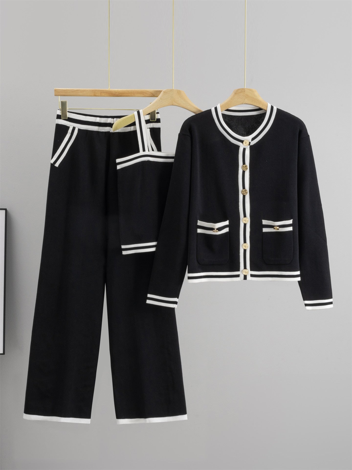 Pankh Shreem 3 Piece Knit Autumn Winter Coord Set