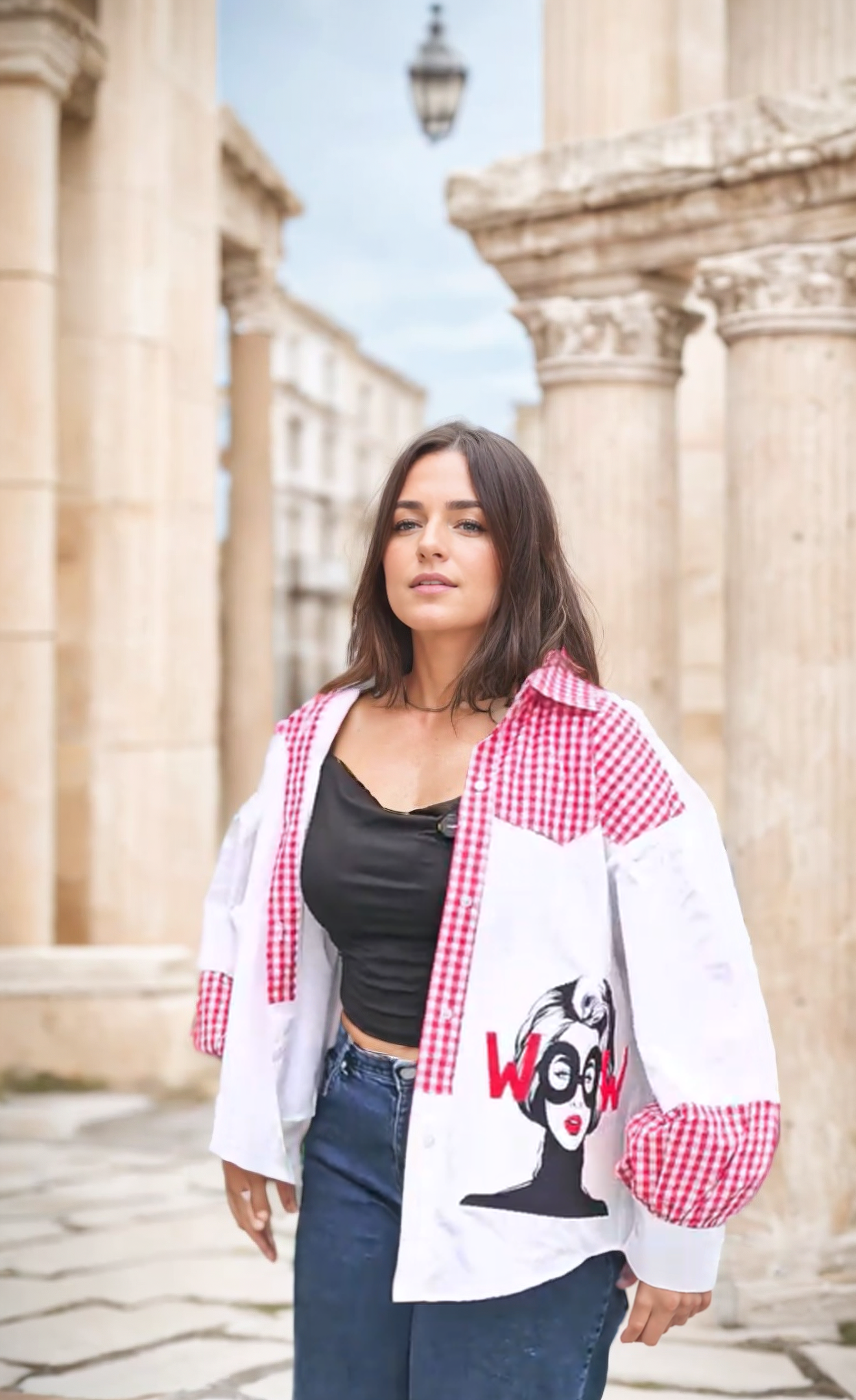 Pankh Trudo Gingham Oversized Quirky Shirts