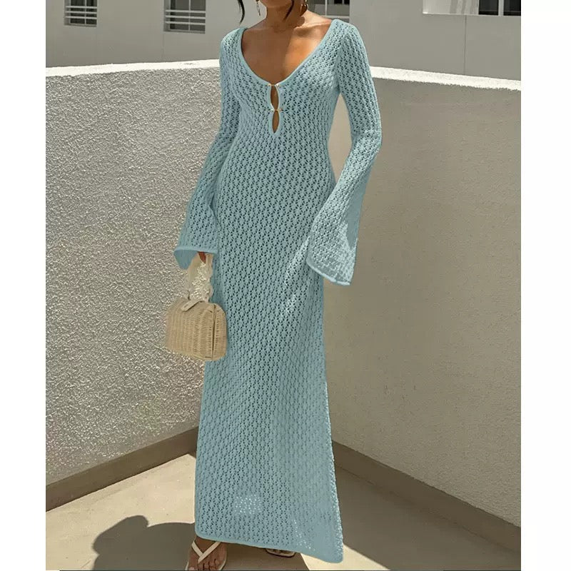 Pankh Odane Crochet Holiday Maxi Dress