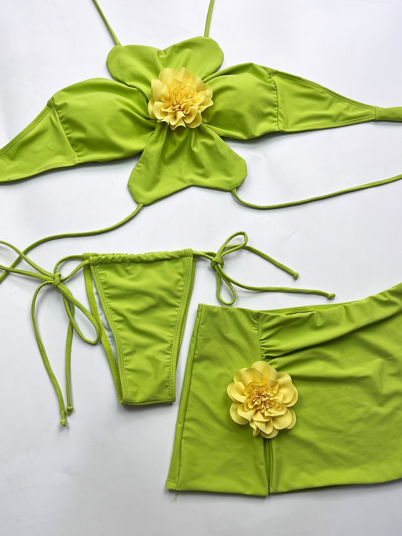 Pankh Slurpy Bikini and Mini Skirt Swimwear Set