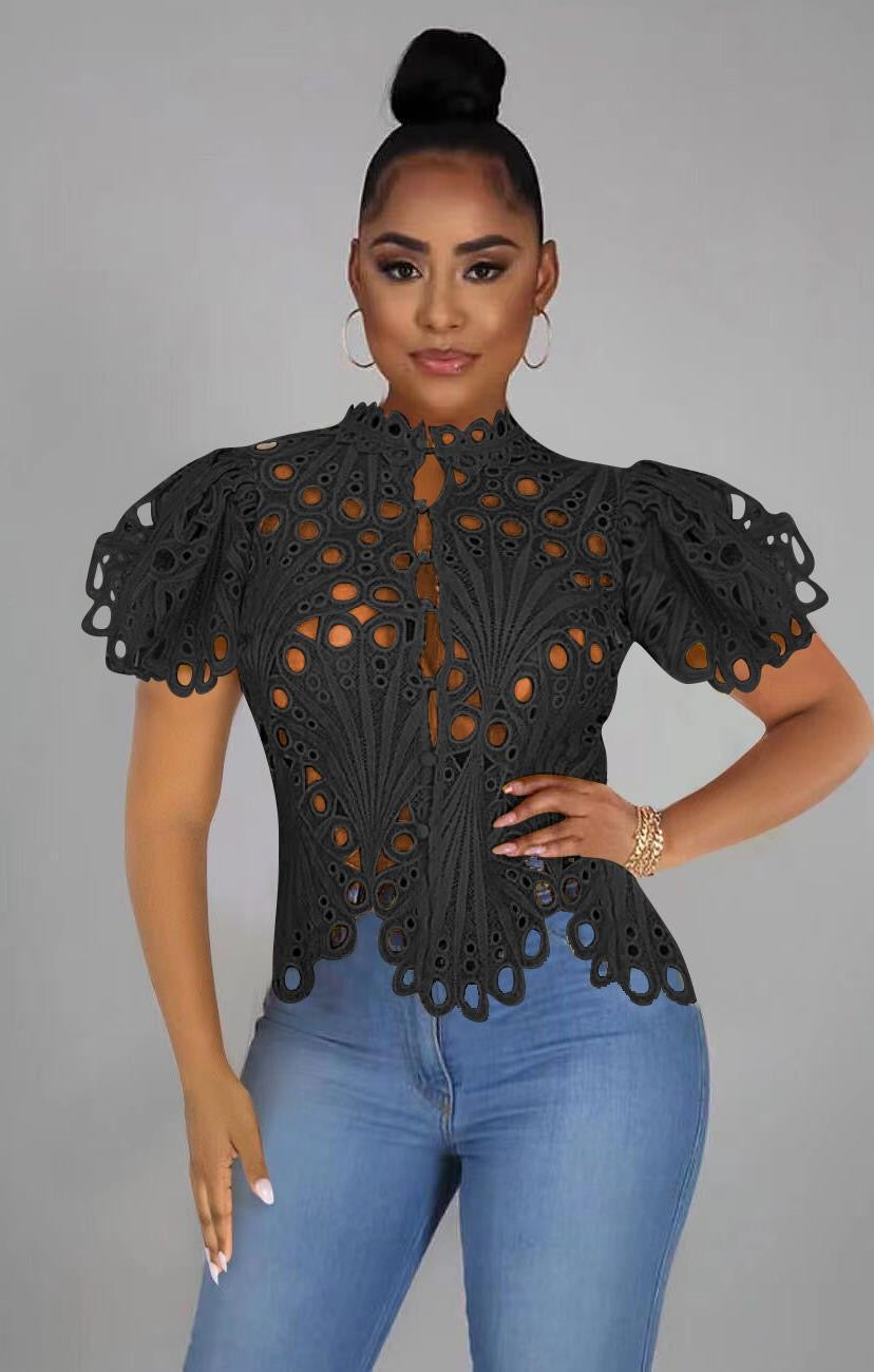 Pankh Genie Sleeveless Crochet Top