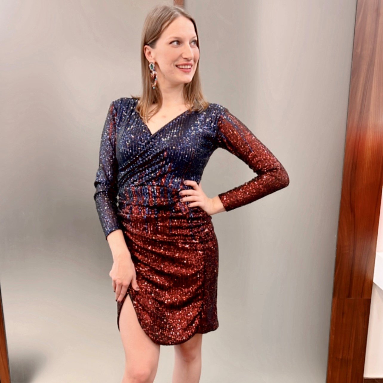 Pankh Imish Sequin Party Dress