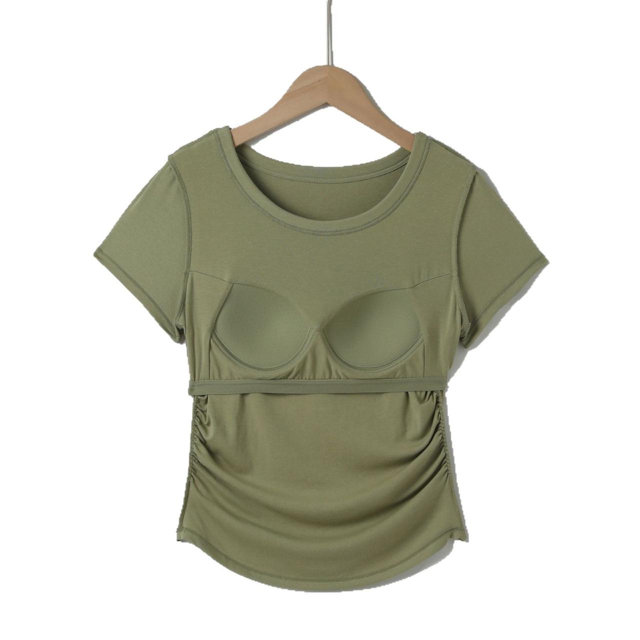 Pankh Marta In Built Bra Padded Tee Top