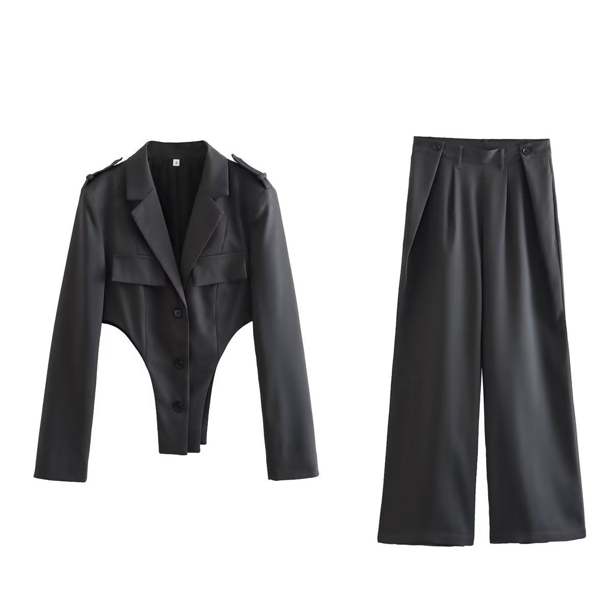 Pankh Jensen Corset Blazer and Pants Coord Set