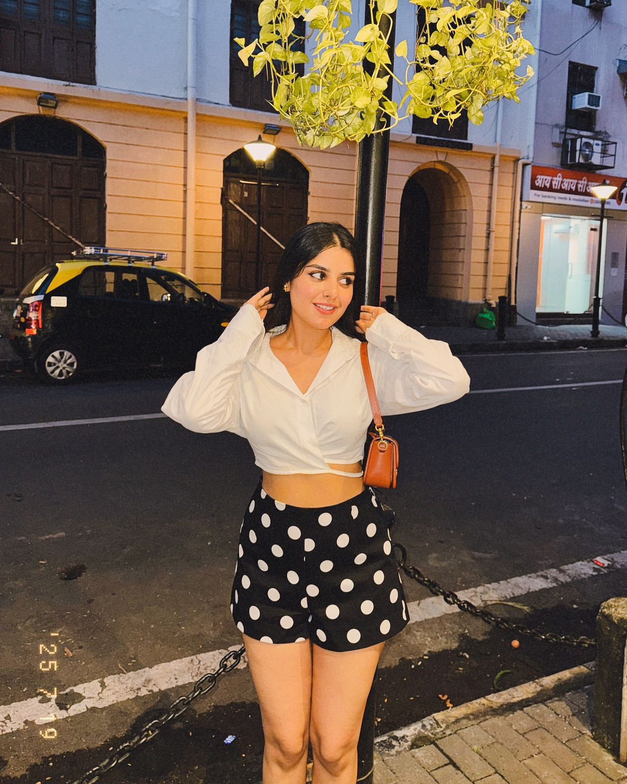 Pankh Jivin Polka Dot Mini Short