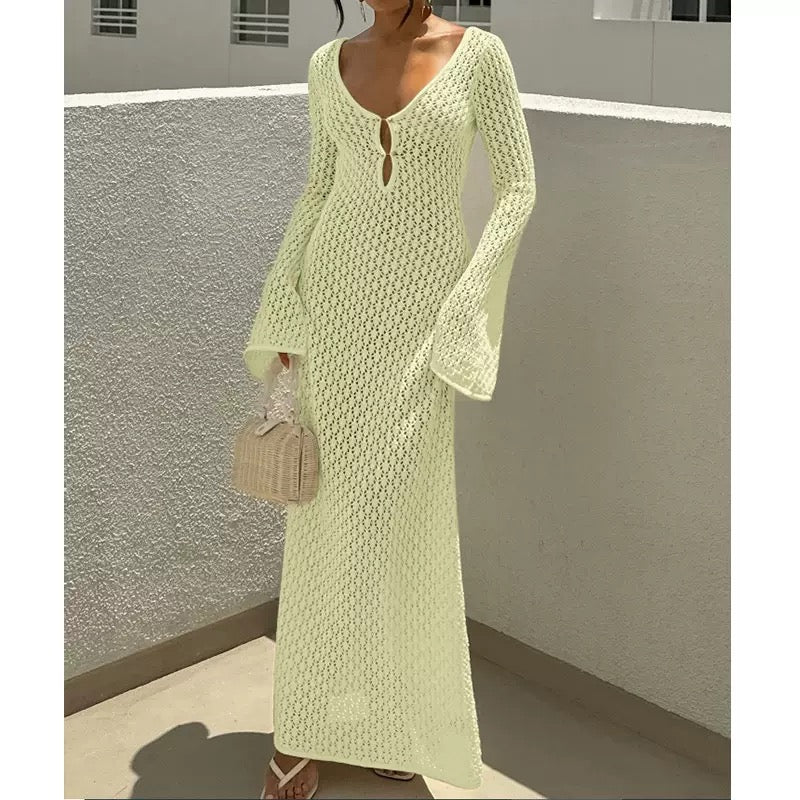 Pankh Odane Crochet Holiday Maxi Dress